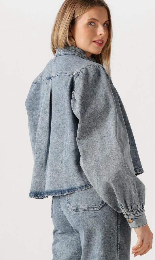 IBANA denim blouse medium blue denim - Foto 4