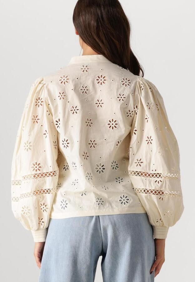 Ibana Broderie blouse Tomasa naturel - Foto 3
