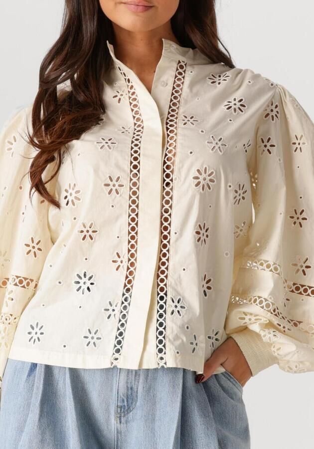 Ibana Broderie blouse Tomasa naturel - Foto 2