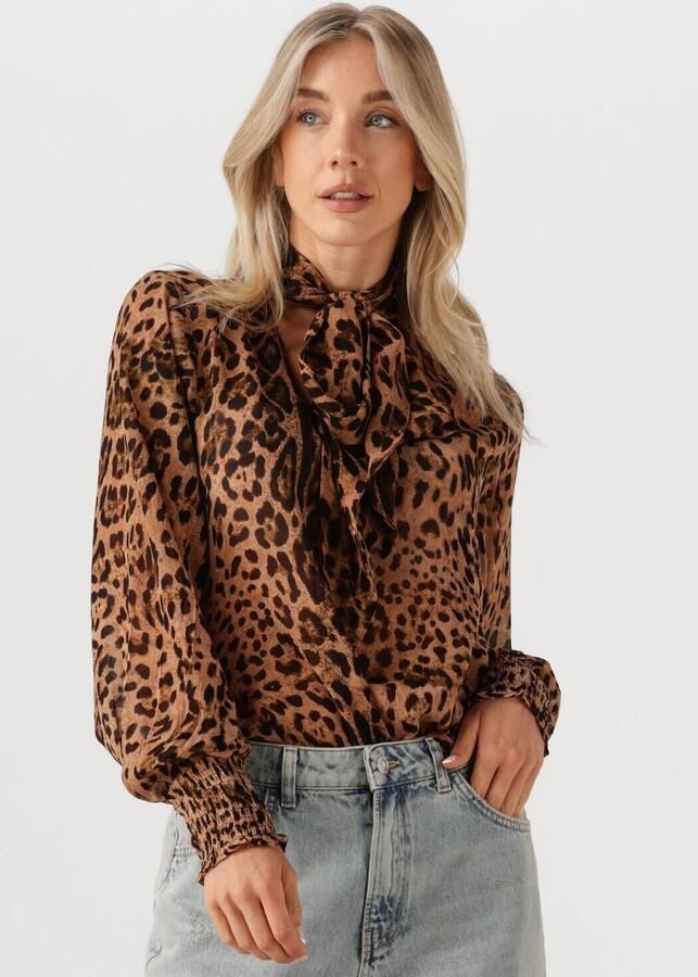 IBANA Dames Blouses Trixy Blouse Bruin - Foto 4