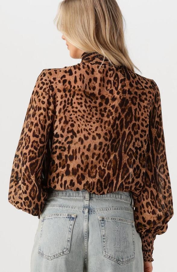 IBANA Dames Blouses Trixy Blouse Bruin - Foto 3