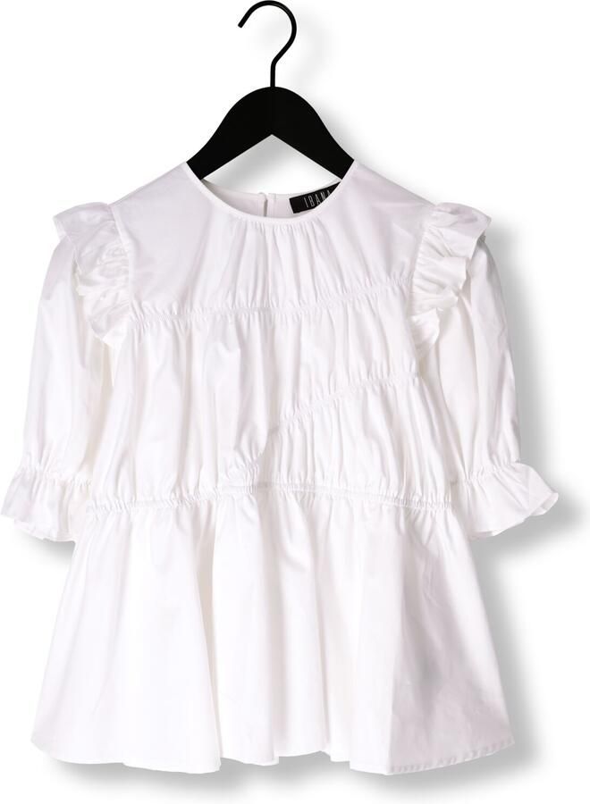 Ibana Korte Mouw Top Tullia White Dames