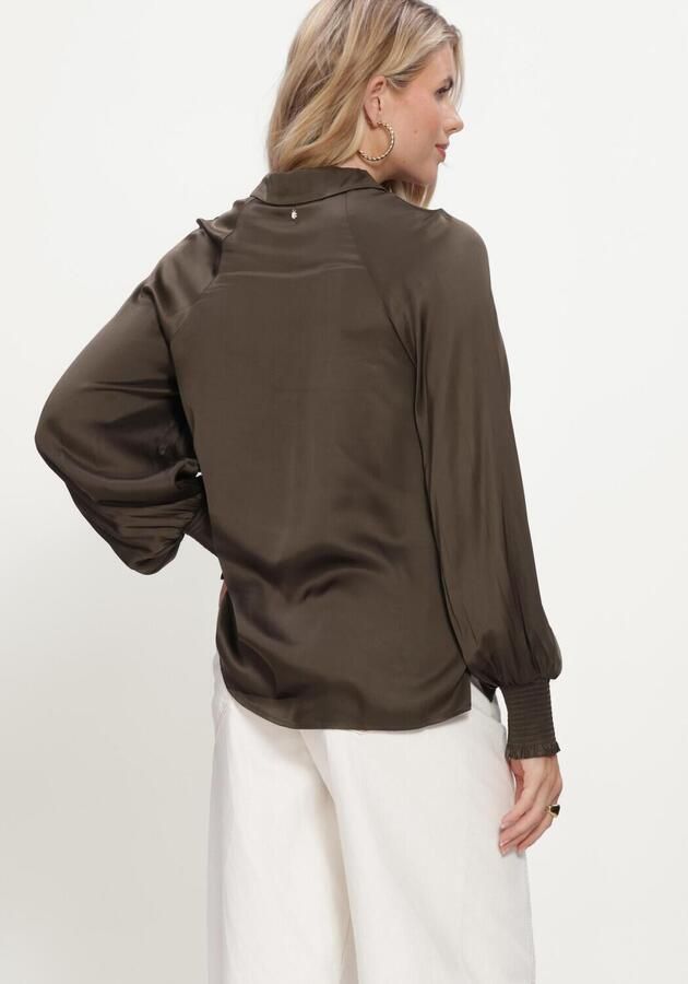IBANA Dames Blouses Tyna Donkergroen - Foto 2
