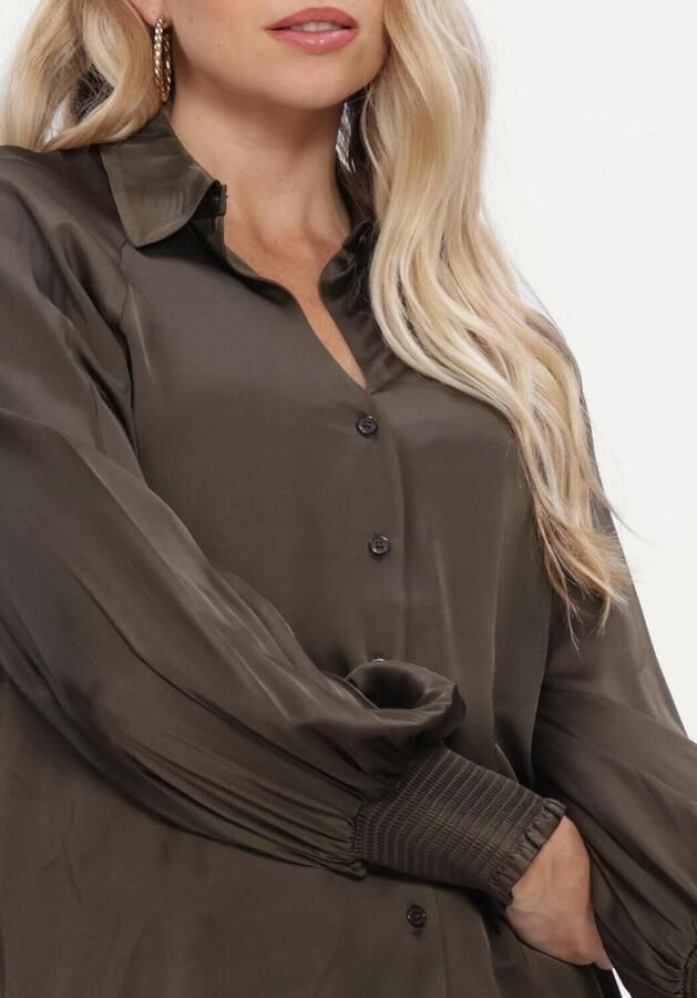 IBANA Dames Blouses Tyna Donkergroen - Foto 3