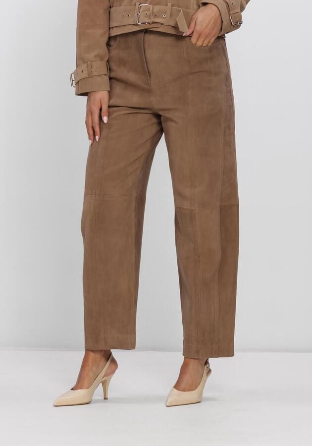 IBANA Dames Broeken Paral Suede Bruin