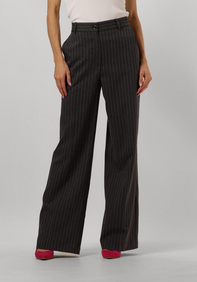 Ibana Grijze Gestreepte Elegante Broek Gray Dames - Foto 3