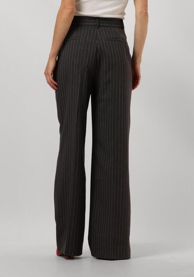 Ibana Grijze Gestreepte Elegante Broek Gray Dames