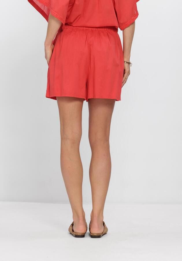 IBANA wide leg regular waist casual short rood - Foto 2