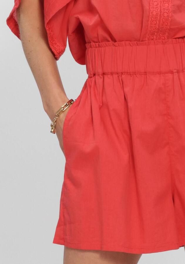 IBANA wide leg regular waist casual short rood - Foto 3