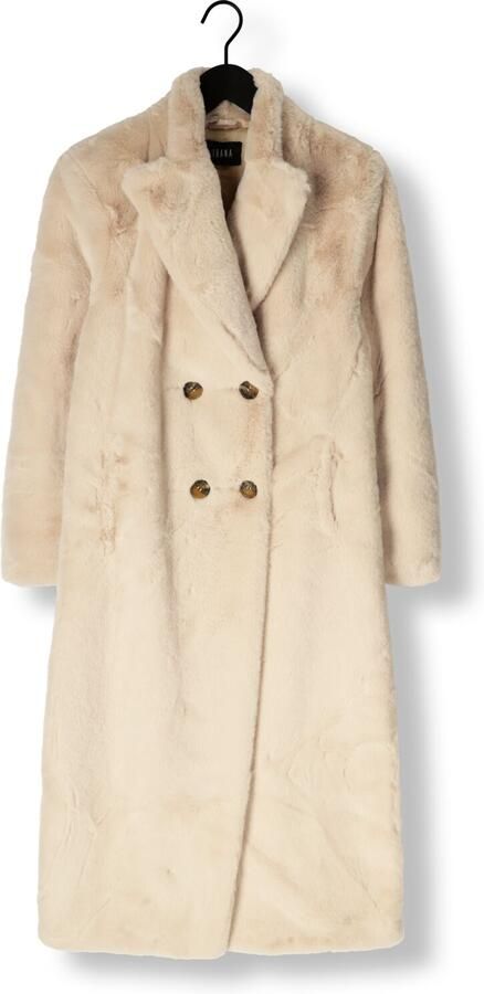 Ibana Faux fur mantel Camille naturel - Foto 3
