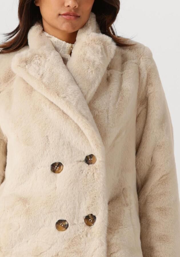 Ibana Faux fur mantel Camille naturel - Foto 2