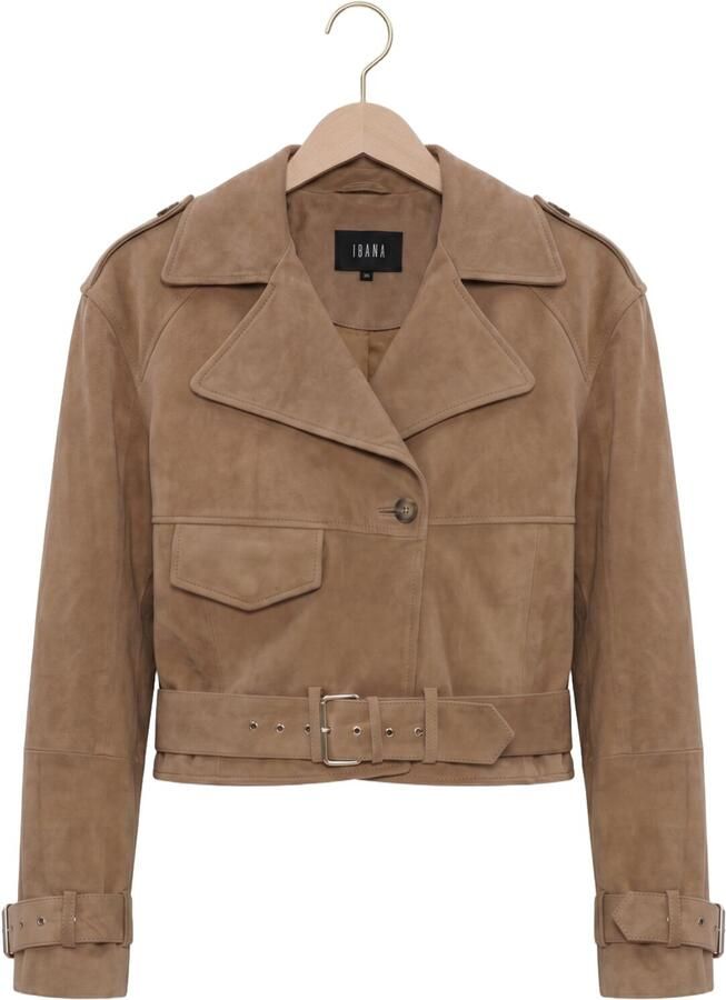 IBANA Dames Jassen Jalissa Suede Camel - Foto 2