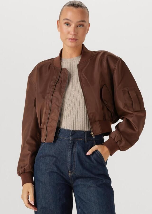 Ibana Cropped bomberjasje Joseph bruin - Foto 4