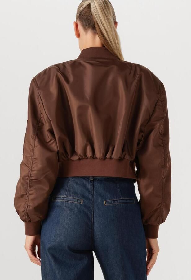Ibana Cropped bomberjasje Joseph bruin - Foto 3