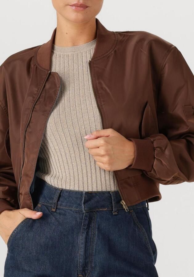 Ibana Cropped bomberjasje Joseph bruin - Foto 2