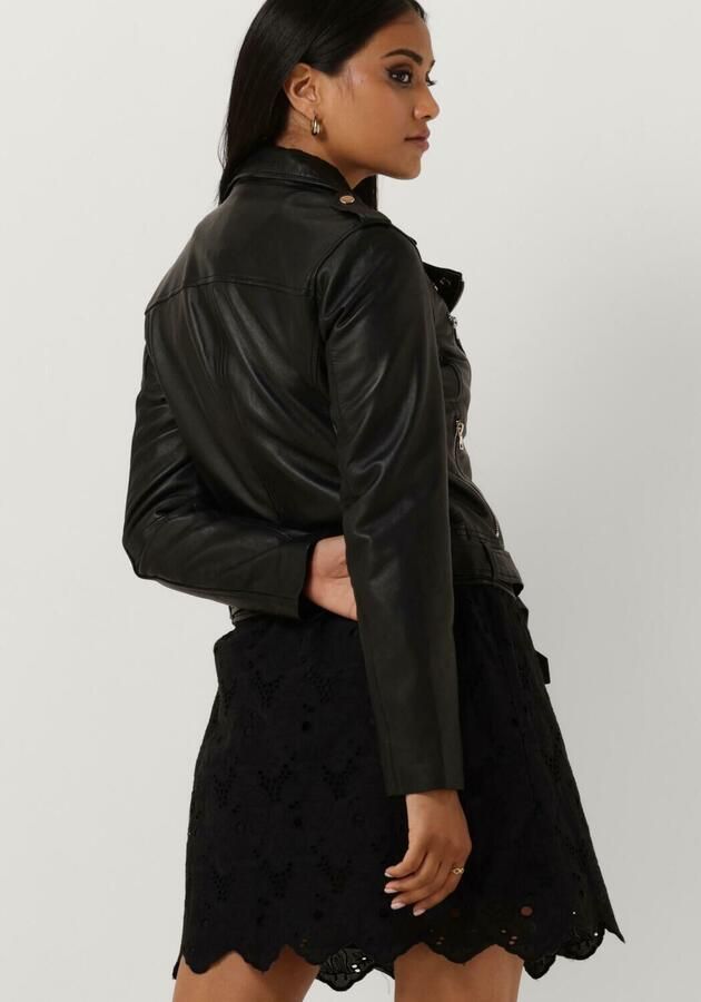 Ibana Leren Jas Dames Zwart Black Dames - Foto 2