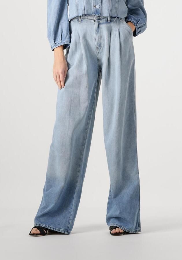 IBANA high waist wide leg jeans light blue denim - Foto 4