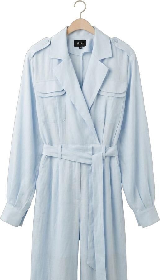 IBANA Dames Jumpsuits Ocea Lichtblauw - Foto 4