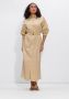 Ibana Canvas maxi-jurk Danique Beige - Thumbnail 1