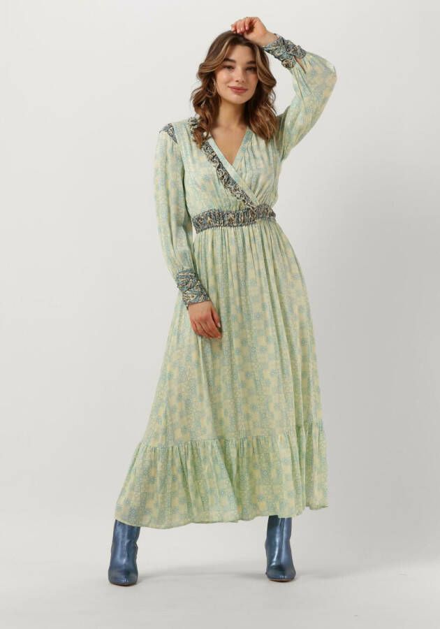 Ibana Maxi Jurk Dalan Lichtblauw Multicolor Dames