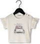IKKS Meisjes Tops & T-shirts T-shirt Mc Girl Ecru - Thumbnail 1