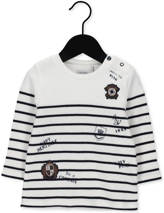 IKKS Baby Tops & T-shirts Mariniere Ml Wit