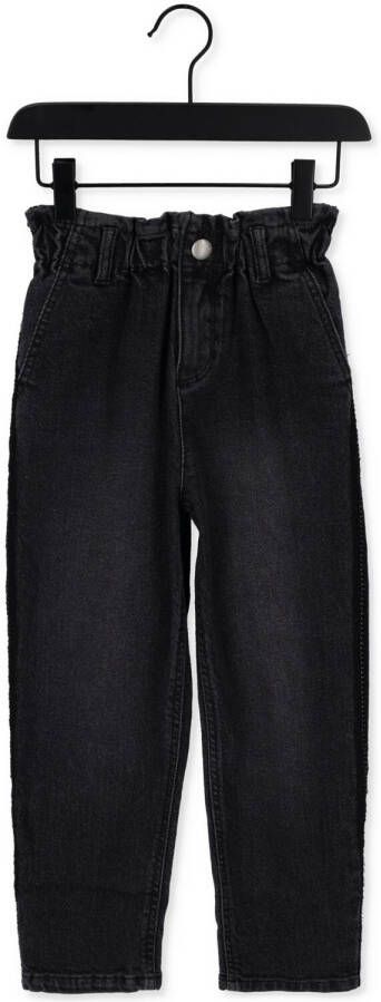 IKKS Meisjes Jeans Denim Paperbag Zwart