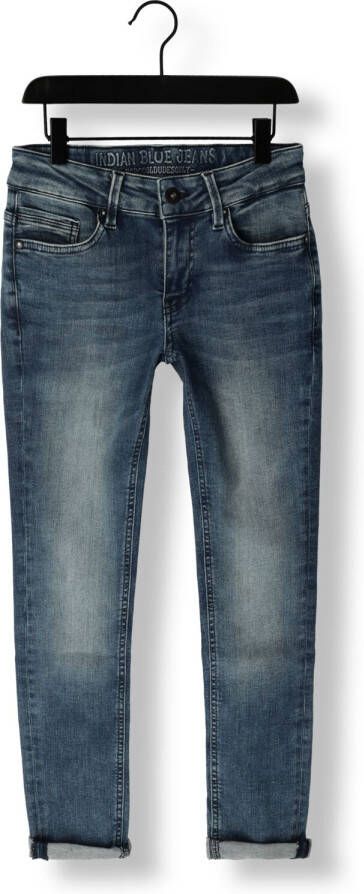 Indian Blue Jeans Blauwe Straight Leg Jeans Blue Max Straight Fit