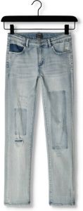 Indian Blue Jeans Blauwe Straight Leg Jeans Blue Sue Damaged Straight Fit