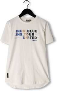 Indian Blue Jeans Gebroken Wit T-shirt T-shirt Indian Rainbow Print