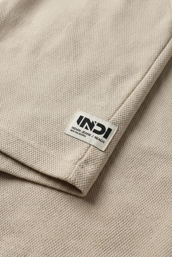 INDIAN BLUE JEANS Jongens Broeken Loose Jog Short Structure Beige - Foto 3