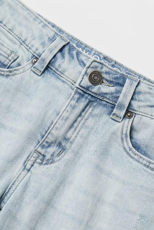 INDIAN BLUE JEANS Jongens Jeans Long Denim Short Light Jeans Lichtblauw - Foto 3