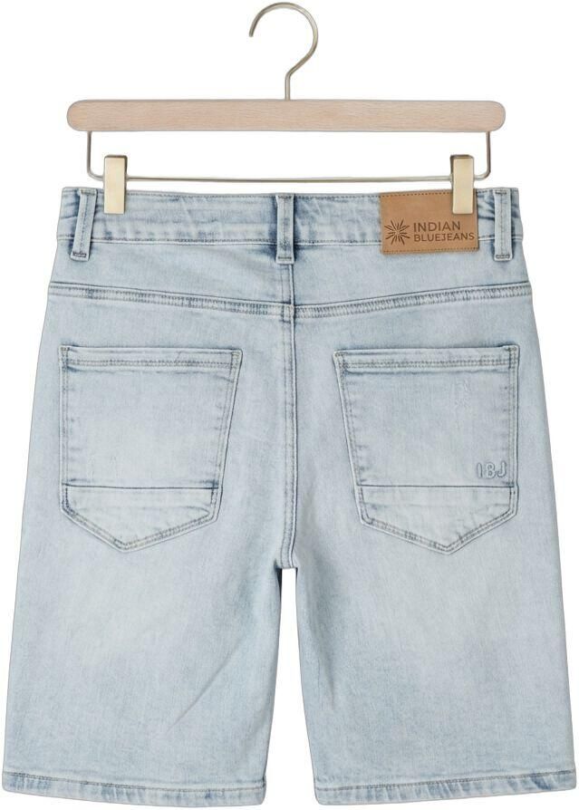 INDIAN BLUE JEANS Jongens Jeans Long Denim Short Light Jeans Lichtblauw - Foto 2