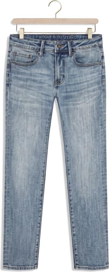 INDIAN BLUE JEANS Jongens Jeans Straight Fit Light Jeans Lichtblauw