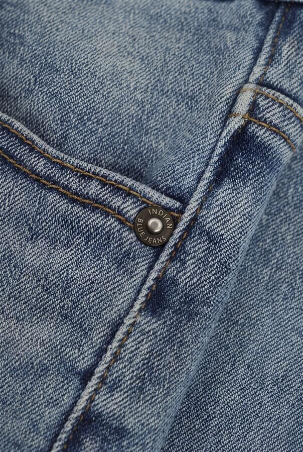 INDIAN BLUE JEANS Jongens Jeans Straight Fit Light Jeans Lichtblauw - Foto 2