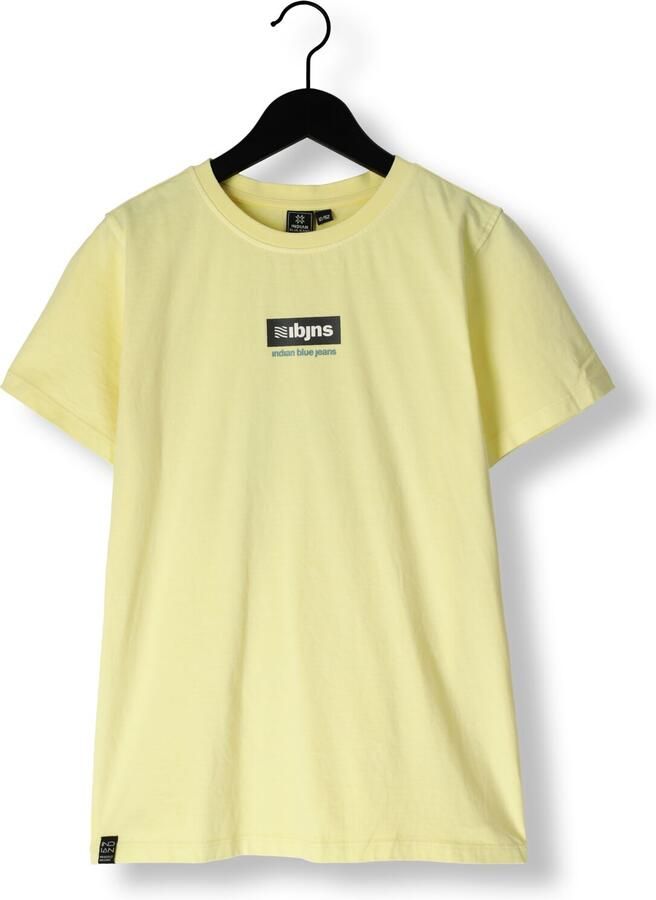INDIAN BLUE JEANS Jongens Polo's & T-shirts T-shirt Cm Backprint Geel - Foto 3