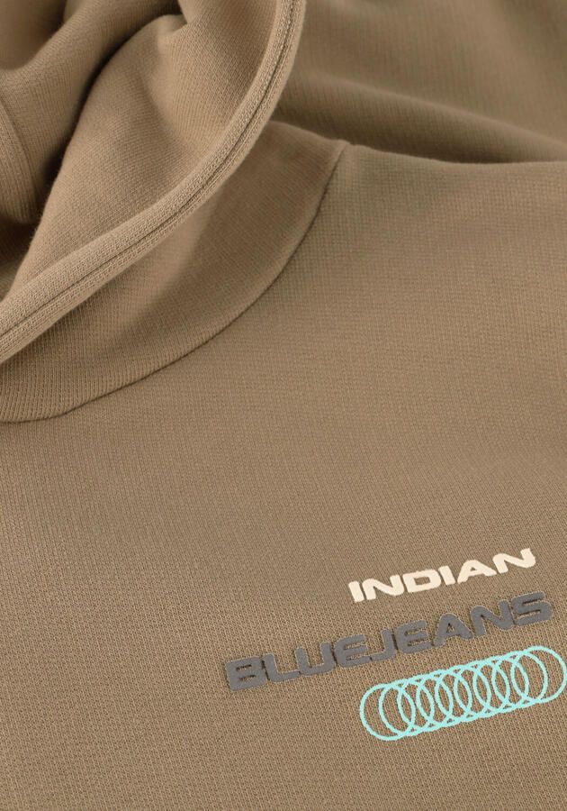 INDIAN BLUE JEANS Jongens Truien & Vesten Hoodie Backprint Bruin