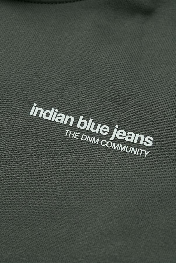 INDIAN BLUE JEANS Jongens Truien & Vesten Hoodie Indian Donkergroen - Foto 2
