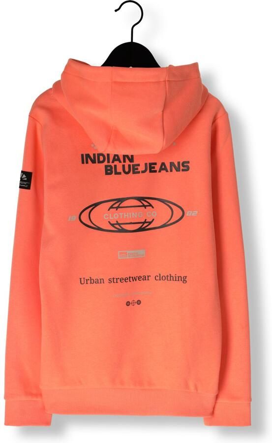 INDIAN BLUE JEANS Jongens Truien & Vesten Hoodie Kangaroo Pocket Oranje - Foto 2