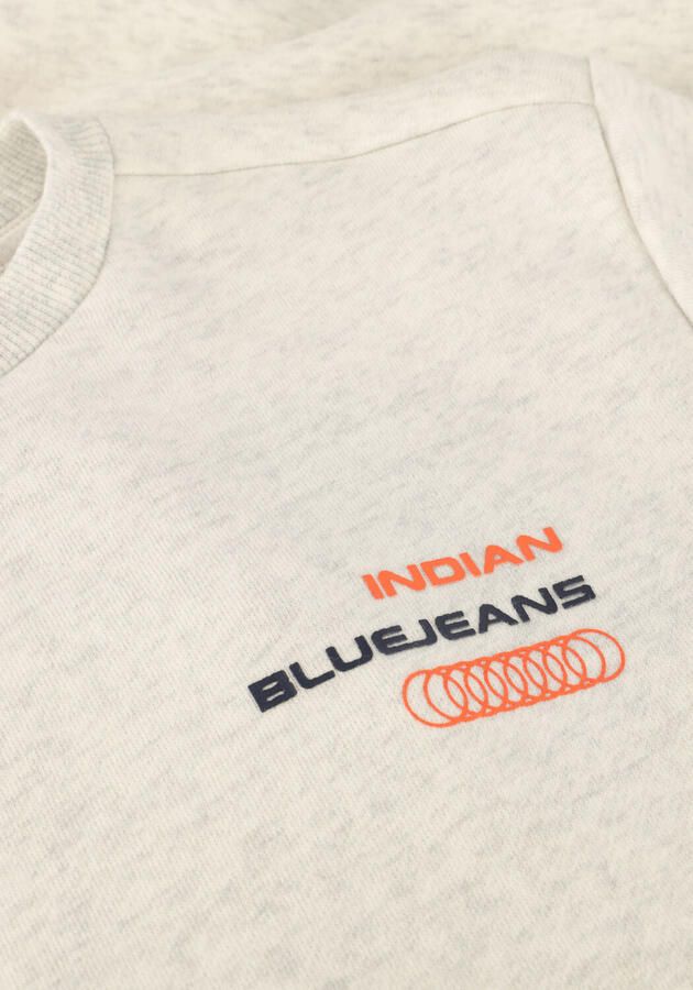 INDIAN BLUE JEANS Jongens Truien & Vesten Loose Fit Sweat Melange Lichtgrijs