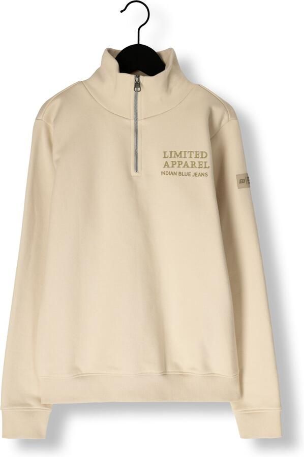 INDIAN BLUE JEANS Jongens Truien & Vesten Sweater Zip Collar Print Beige - Foto 3