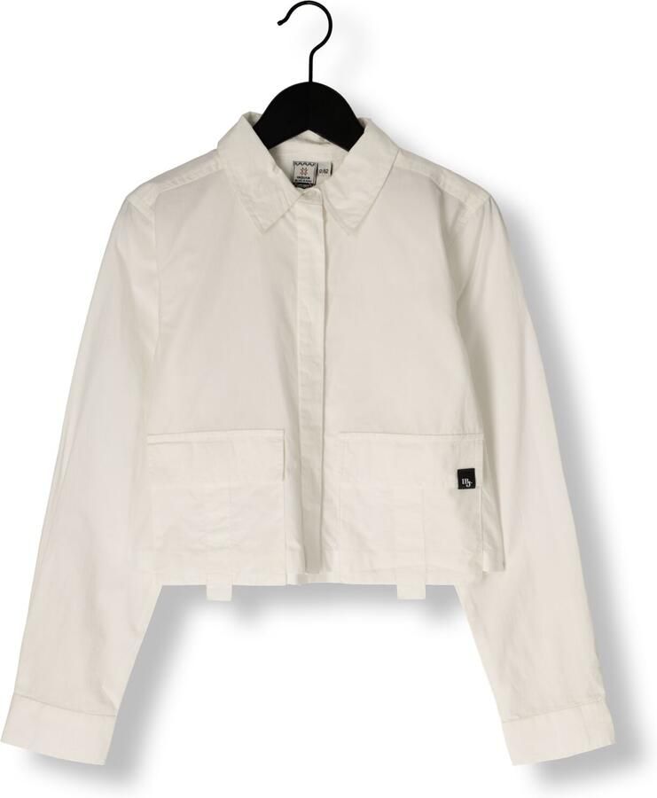 INDIAN BLUE JEANS Meisjes Blouses Shirt Cropped Wit - Foto 2