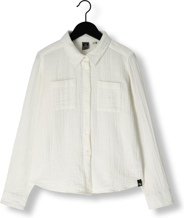 INDIAN BLUE JEANS Meisjes Blouses Shirt Longsleeve Linen Wit - Foto 3
