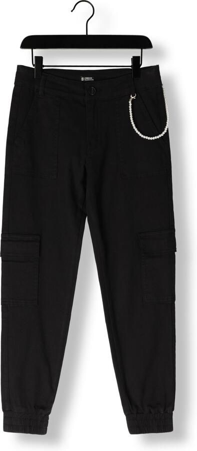 INDIAN BLUE JEANS Meisjes Broeken Cargo Worker Fit Zwart - Foto 3