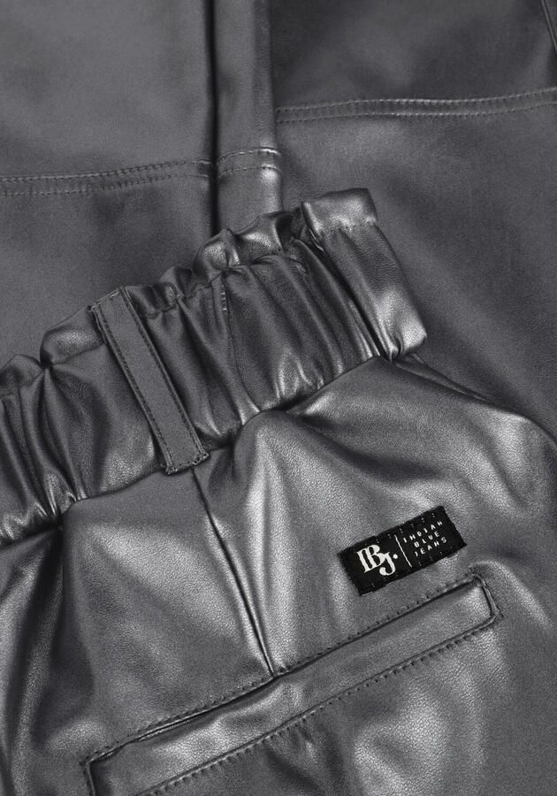 INDIAN BLUE JEANS Meisjes Broeken Vegan Leather Cargo Pants Zilver