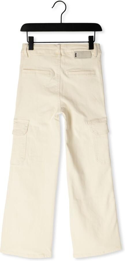 INDIAN BLUE JEANS Meisjes Jeans Cargo Denim Wide Fit Gebroken Wit - Foto 2