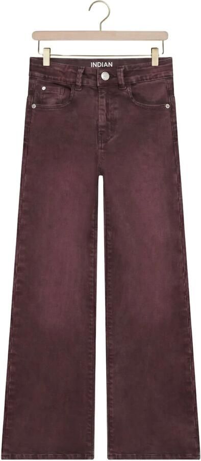 INDIAN BLUE JEANS Meisjes Jeans Wide Fit Colour Bordeaux