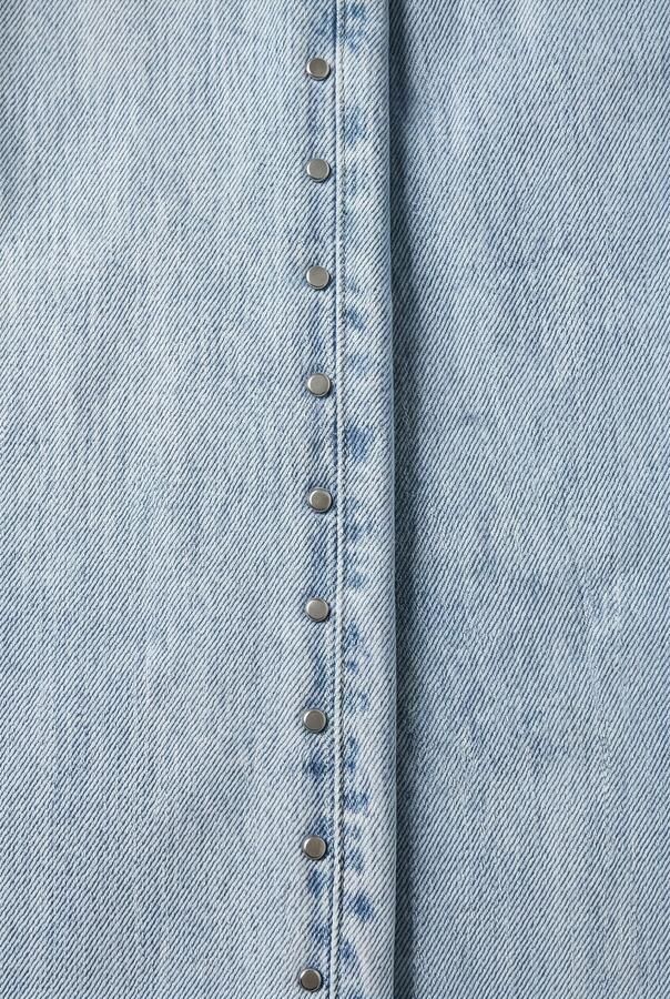 Indian Blue Jeans Wide Fit Studs wide leg jeans mediumblauw