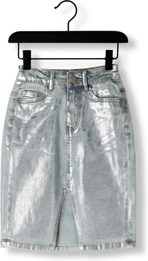 INDIAN BLUE JEANS Meisjes Rokken Long Denim Skirt Silver Zilver - Foto 3