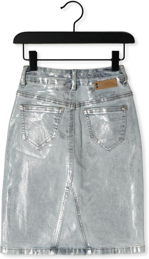 INDIAN BLUE JEANS Meisjes Rokken Long Denim Skirt Silver Zilver - Foto 2
